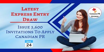 Latest Express Entry Draw Opened on 24th July 2019