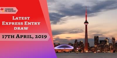 Canada Express Entry draw on April 17, 2019
