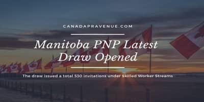 Manitoba PNP Latest Draw Opened